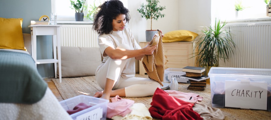 decluttering charity