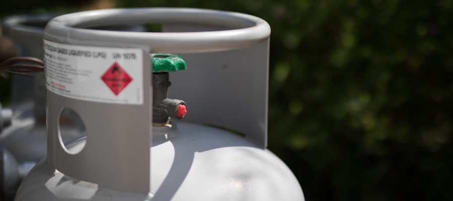 pressurised propane canister hazardous