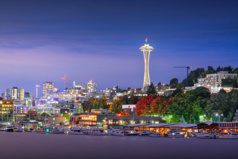 Seattle, Washington, USA Skyline on Lake Union