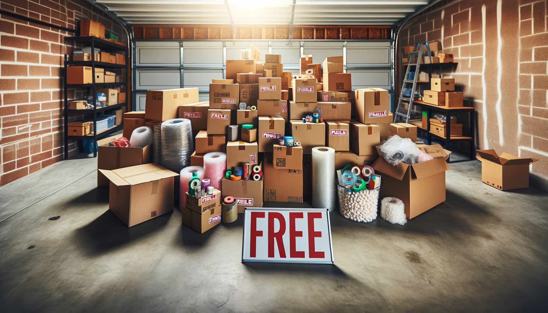 free packing supplies in houston
